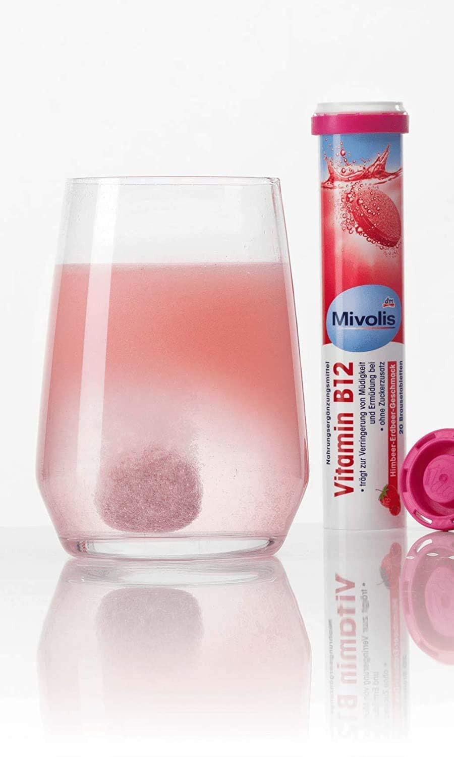 Vitamin B12 Mivolis (hộp 20 viên sủi B12 )