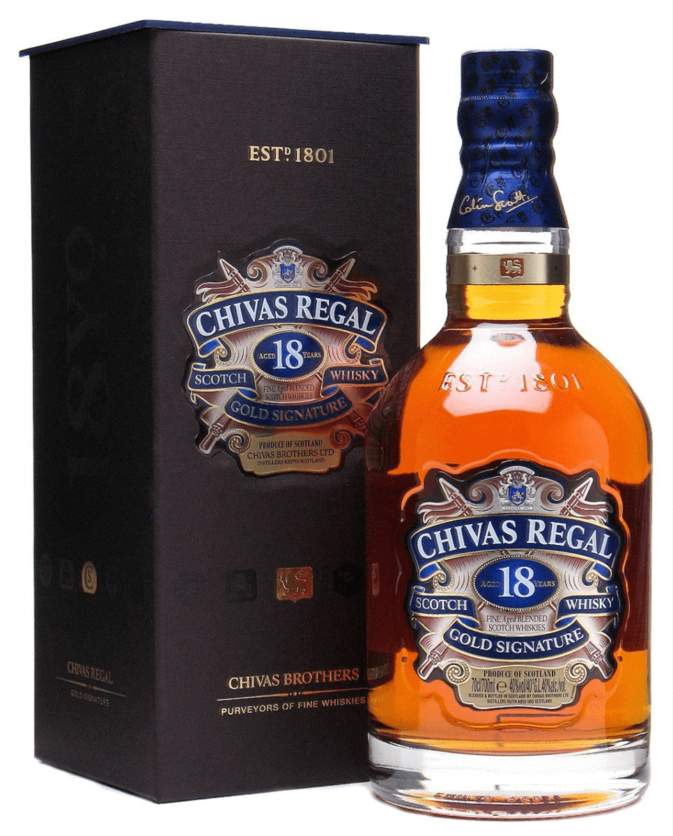 Chivas regal 18 năm 40% alk.( thượng phẩm dành cho quí ông)