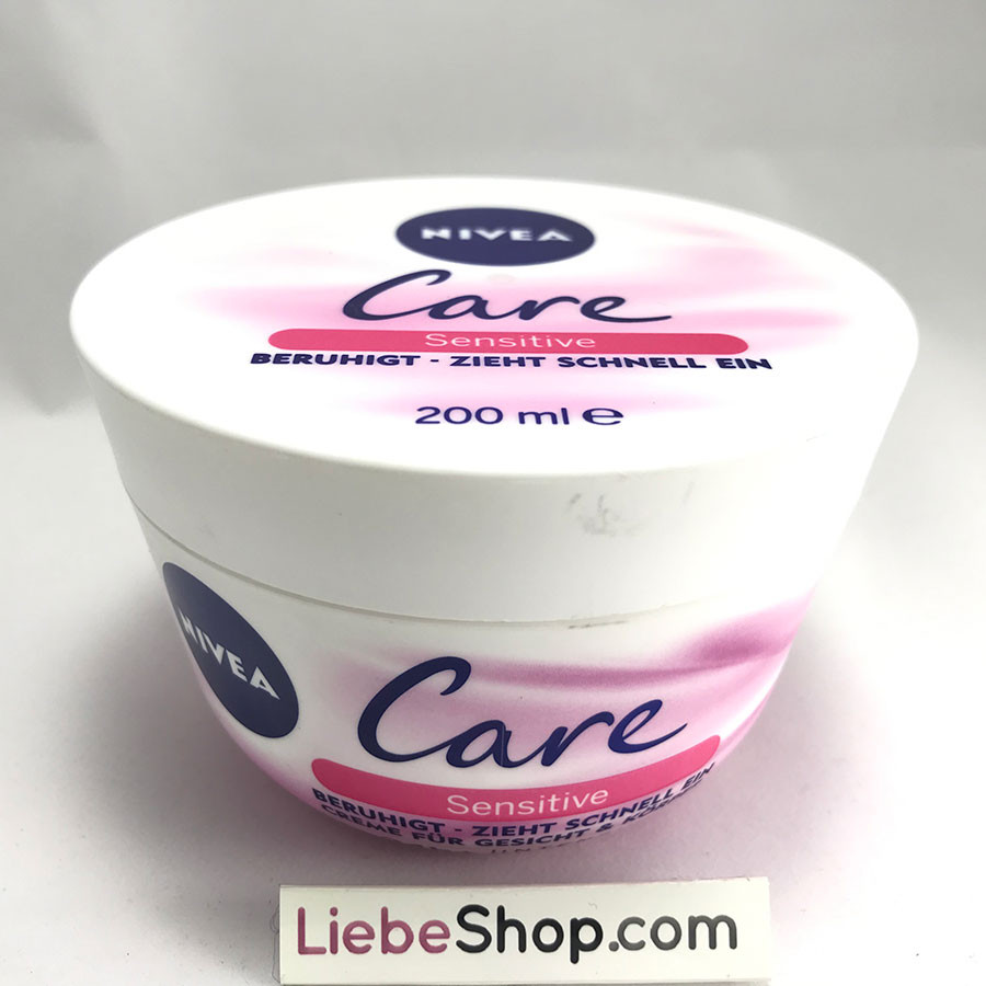 NIVEA Care Sensitive 200ml (Kem dưỡng ẩm toàn thân Nivea Care Sensitive)