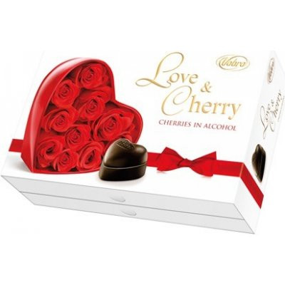 Vobro love and cherry 300gram ( sô cô la với vị rượu nồng ấm cùng hương cherry quyến rũ)