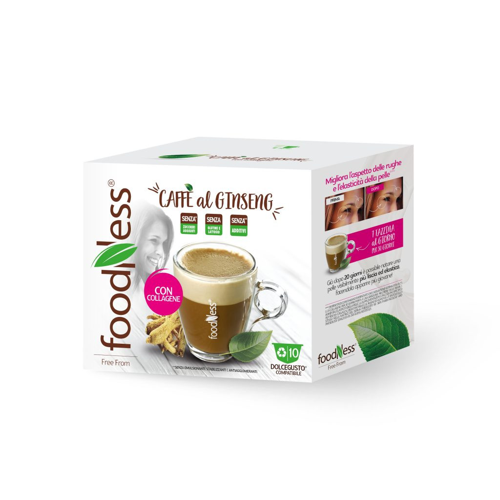 Viên nén cà phê nhân sâm cùng collagen( sản phẩm 10 viên nén dành cho máy Dolce gusto) FOODNESS