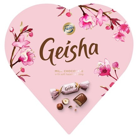 GEJSHA milk with soft hazelnut filling 225gram ( tuyệt phẩm đc sản xuất tại Helsinki phần lan)