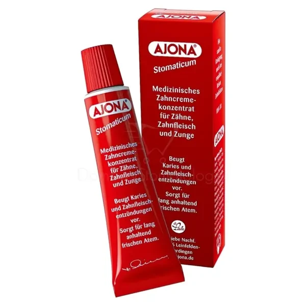 AJONA 25ml ( kem đánh răng chống chảy máu chân răng,ngừa viêm lợi,ngừa mảng bám,trị hôi miệng...)